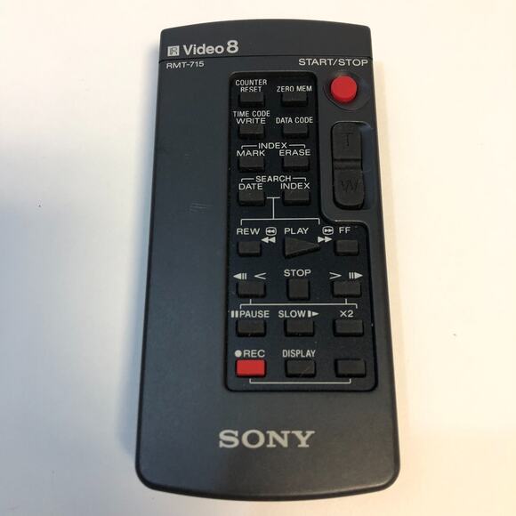 Sony Video8 RMT-715 Remote Control SKU 5 - Picture 1 of 4